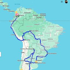 Ruta Bogotá-Ushuaia